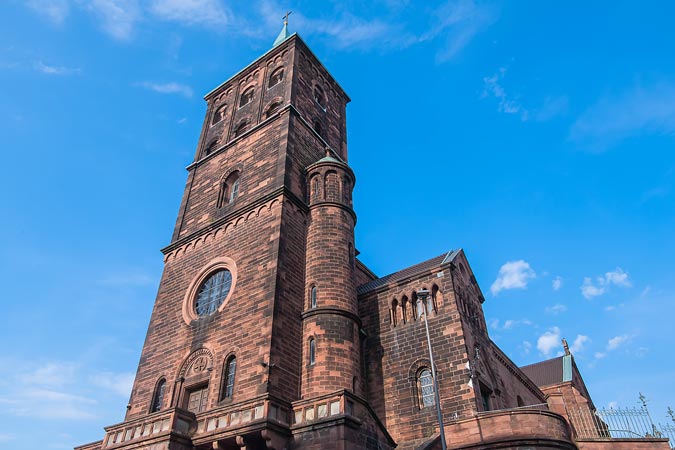 Aachen, Germany. Adalbert Church.