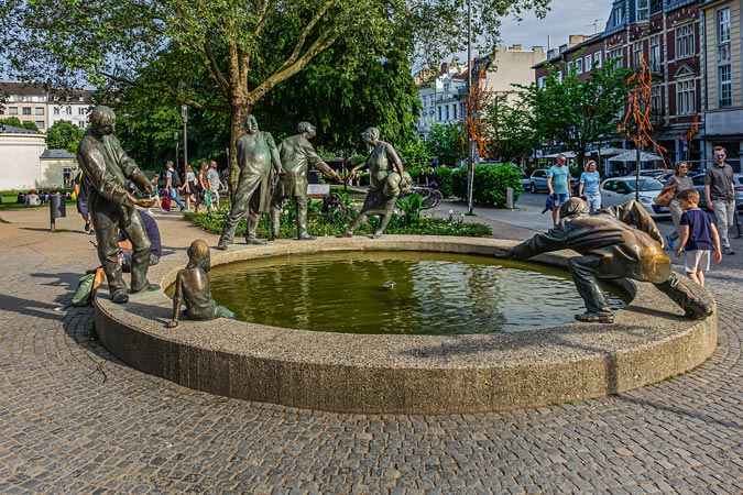 Aachen, Germany. Circulation of Money.