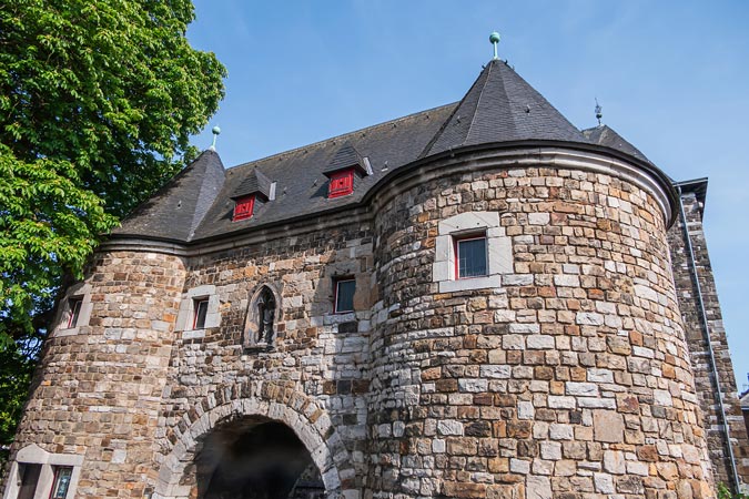 Aachen, Germany. Historic Ponttor.