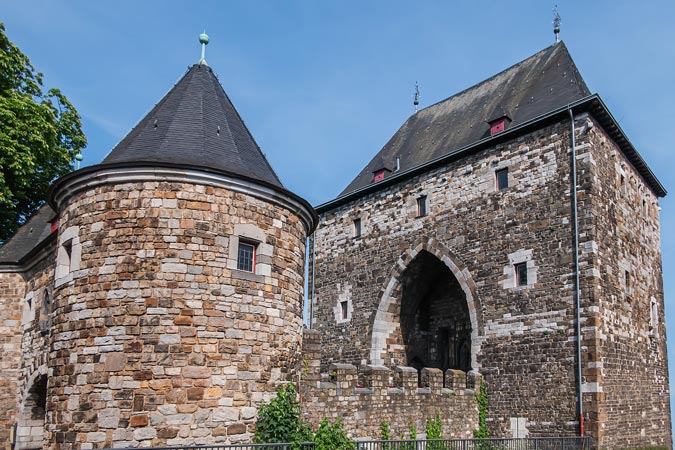 Aachen, Germany. Historic Ponttor.
