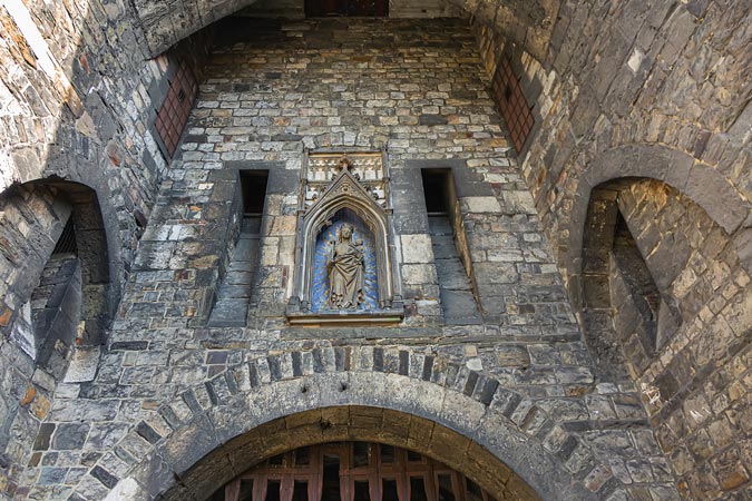 Aachen, Germany. Historic Ponttor.