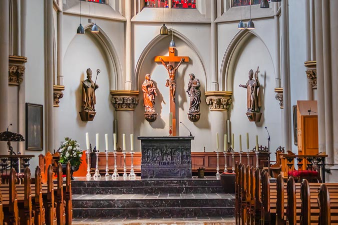 Aachen, Germany. Holy Cross Church.