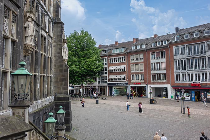 Aachen, Germany. Market square (Marktplatz).