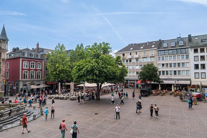 Aachen, Germany. Market square (Marktplatz).
