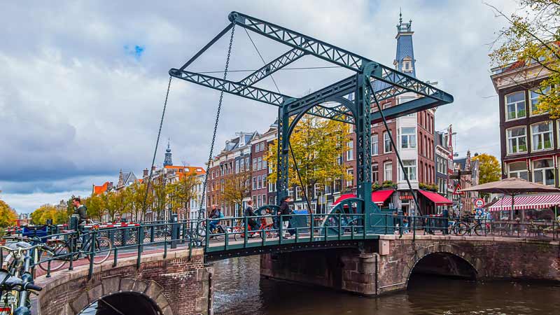 Amsterdam Aluminum bridge