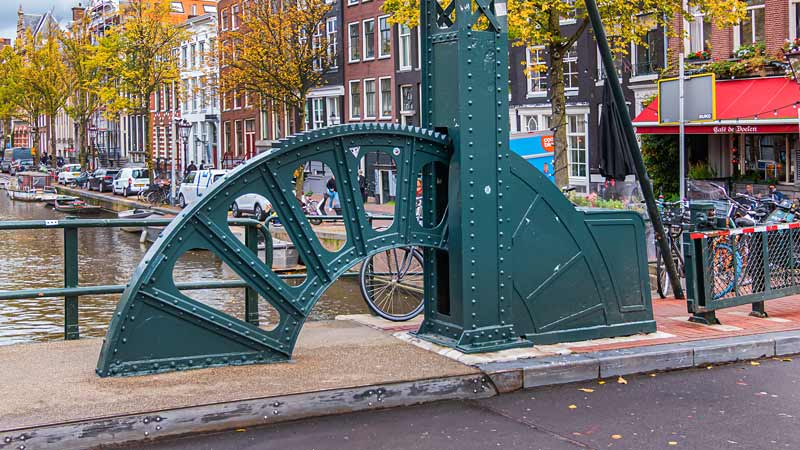 Amsterdam Aluminum bridge