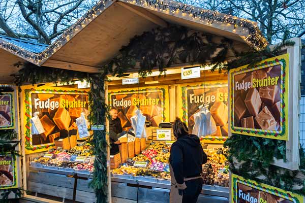 Amsterdam. Christmas Market on Museum Square.