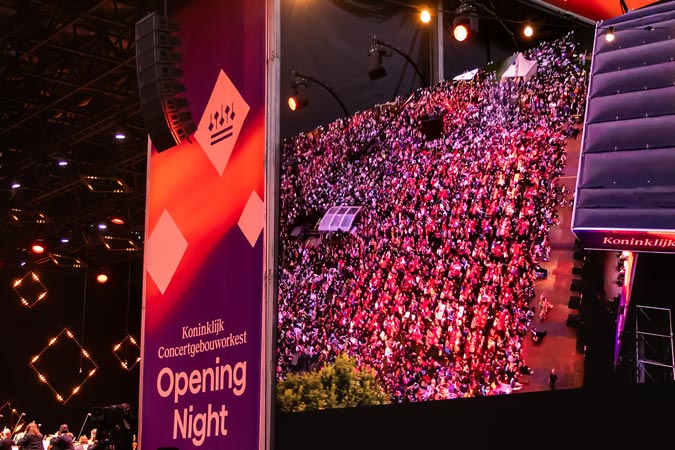 Amsterdam, Netherlands. Opening Night in Oosterpark.