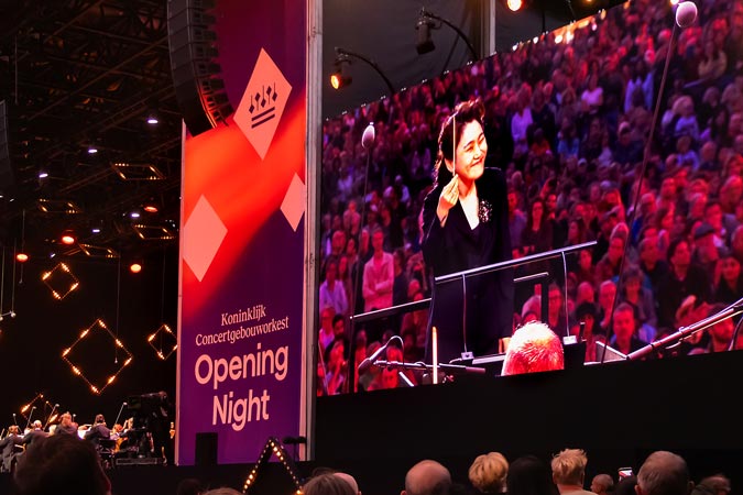 Amsterdam, Netherlands. Opening Night in Oosterpark.