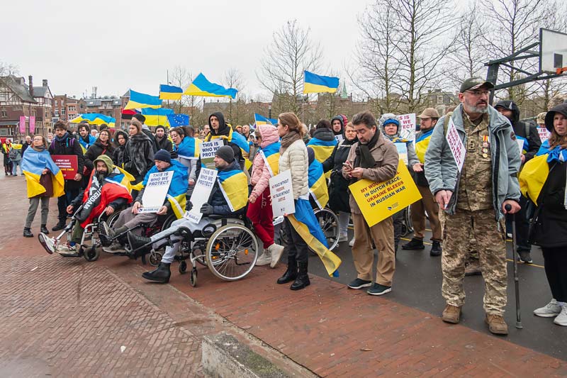 Amsterdam, Netherlands. Commemorative manifestation.
