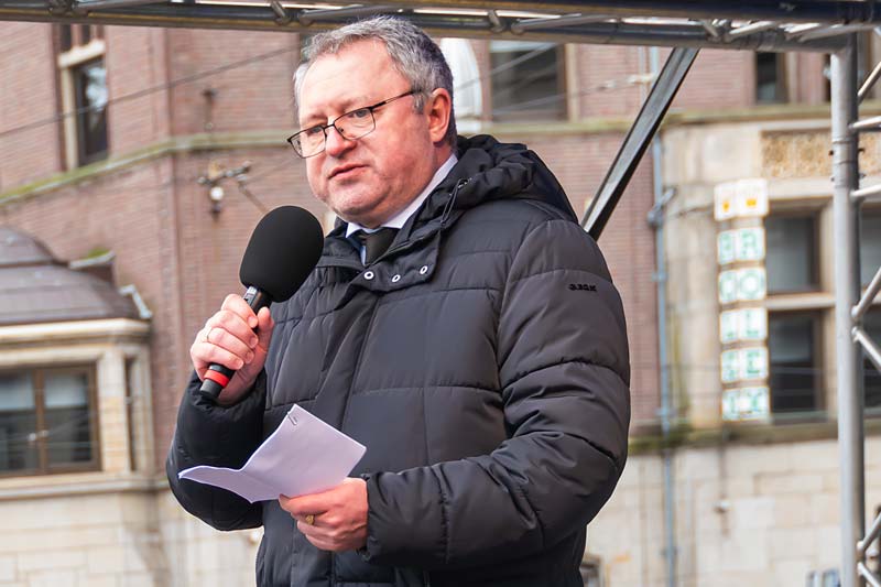 Amsterdam, Netherland. Commemorative manifestation.
