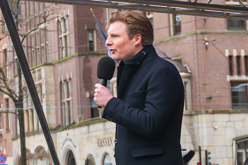 Amsterdam, Netherland. Commemorative manifestation..