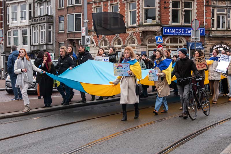 Amsterdam, Netherland. Commemorative manifestation.