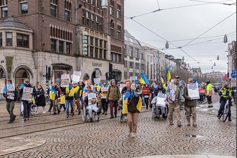 Amsterdam, Netherland. Commemorative manifestation..