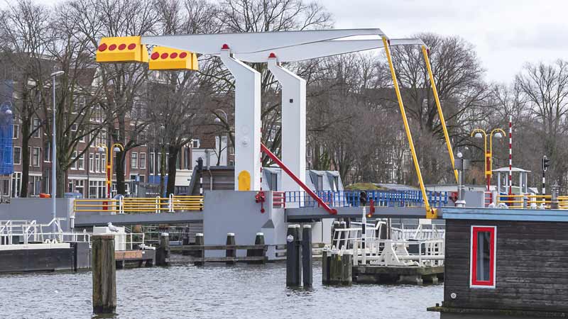 Amsterdam Pelican drawbridge