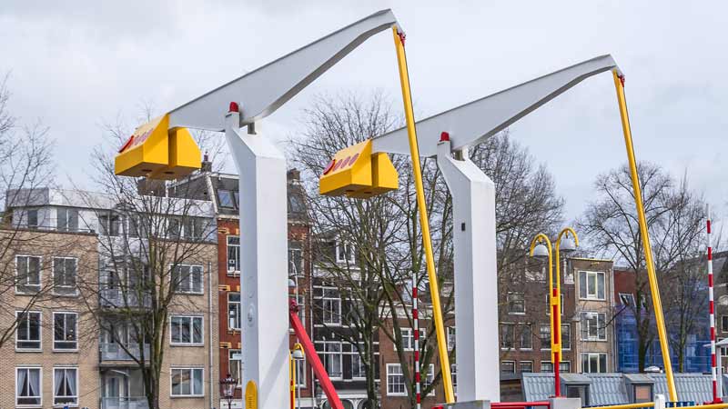 Amsterdam Pelican drawbridge