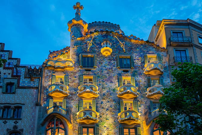 Barcelona, Spain. Casa Batllo.