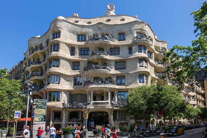 Barcelona, Spain. Casa Mila.