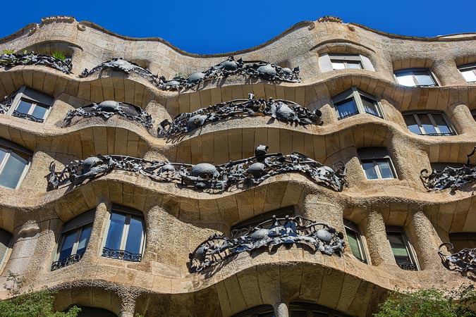 Barcelona, Spain. Casa Mila.