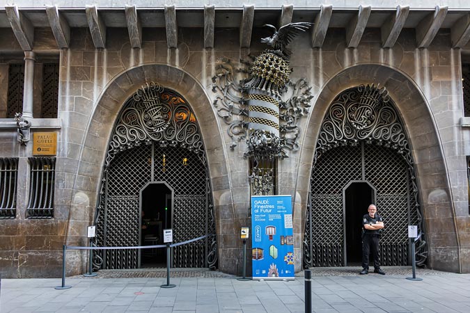 Barcelona, Spain. Guell Palace.