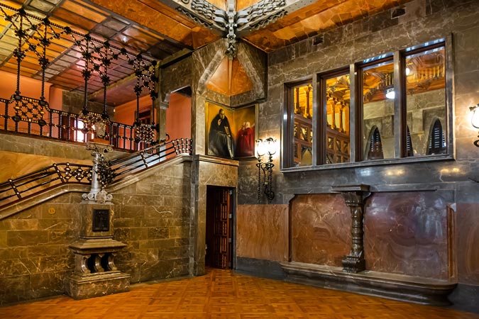 Barcelona, Spain. Guell Palace.