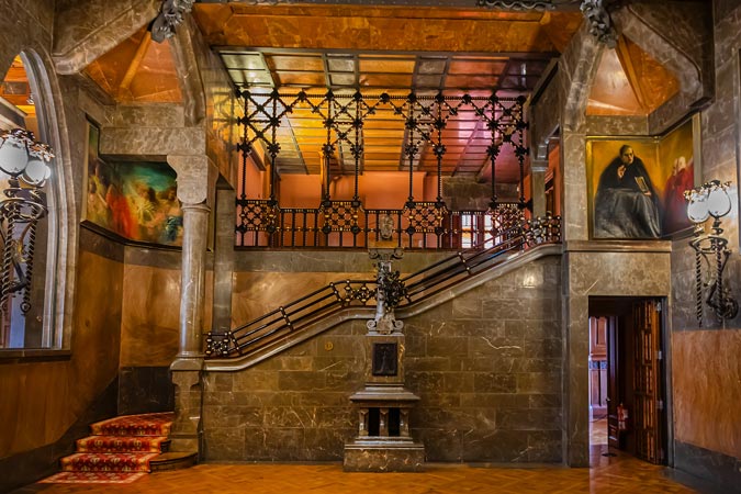 Barcelona, Spain. Guell Palace.