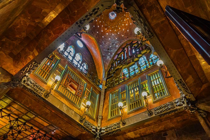 Barcelona, Spain. Guell Palace.