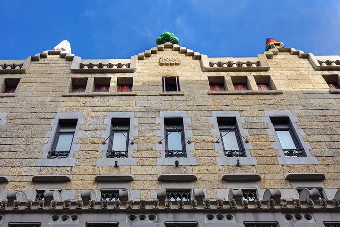 Barcelona, Spain. Guell Palace.