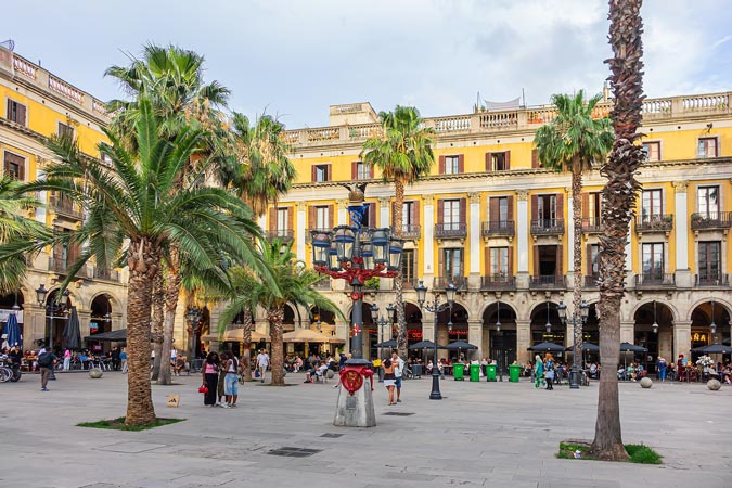 Barcelona, Spain. Royal Square.