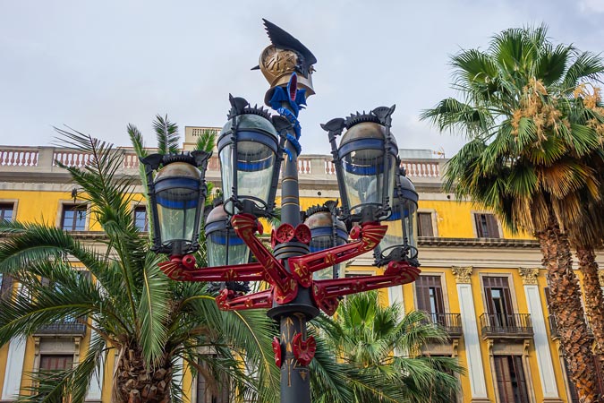 Barcelona, Spain. Royal Square.