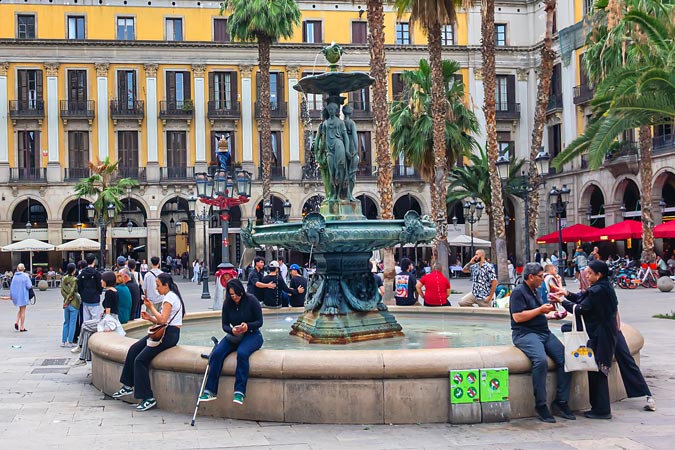 Barcelona, Spain. Royal Square.