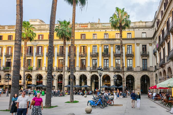 Barcelona, Spain. Royal Square.