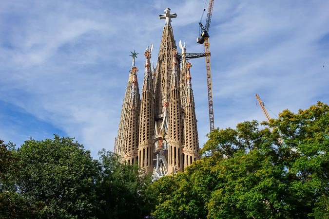 Barcelona, Spain. Sagrada Familia.