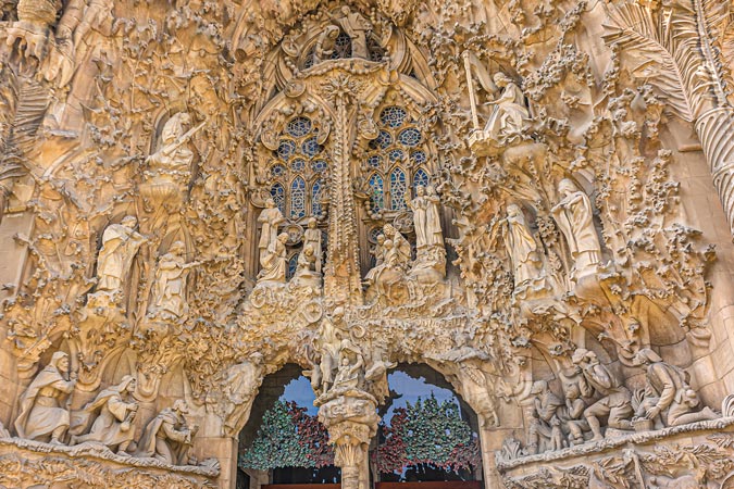 Barcelona, Spain. Sagrada Familia.