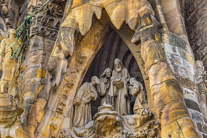 Barcelona, Spain. Sagrada Familia.