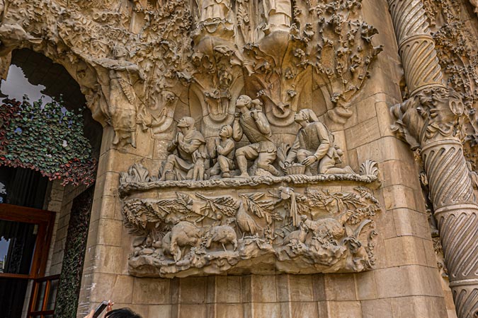 Barcelona, Spain. Sagrada Familia.