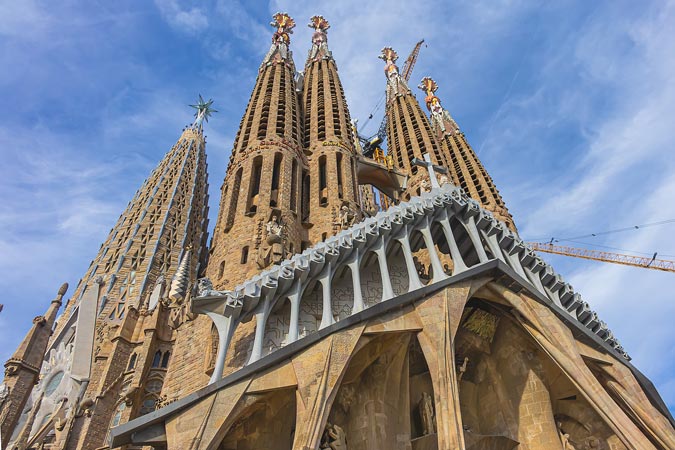 Barcelona, Spain. Sagrada Familia.