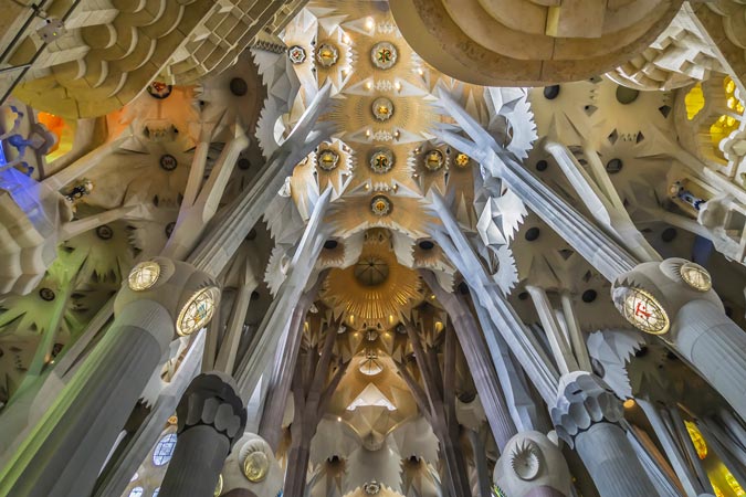 Barcelona, Spain. Sagrada Familia.