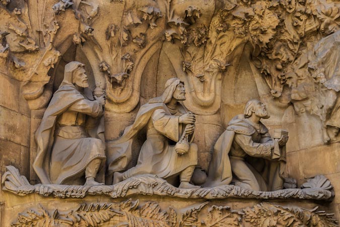 Barcelona, Spain. Sagrada Familia.