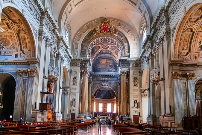Bologna, Italy. Cathedral of Saint Peter.