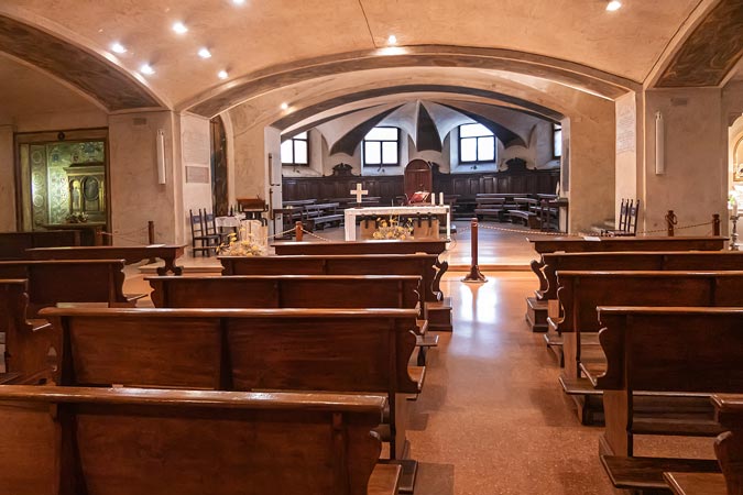Bologna, Italy. Cathedral of Saint Peter. Crypt.