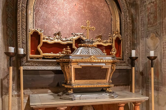 Bologna, Italy. Cathedral of Saint Peter. Crypt.