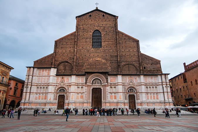 Bologna, Italy. Basilica of San Petronio. 