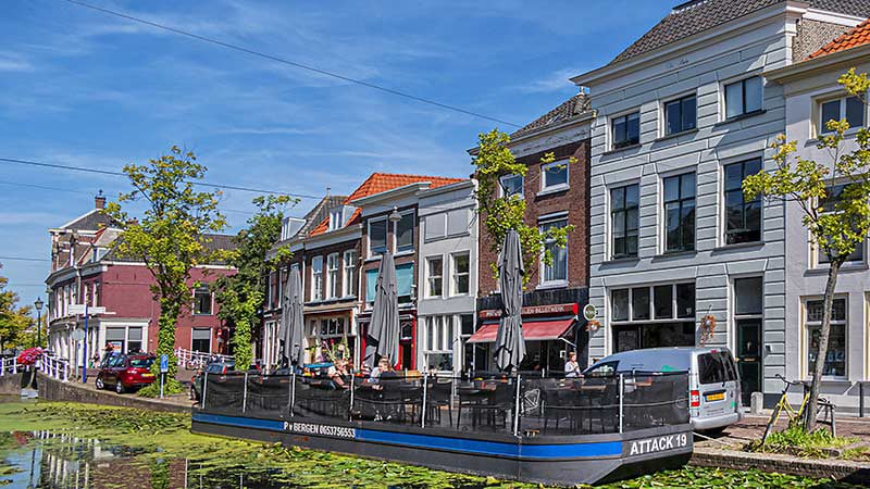 Netherlands Delft Сanal