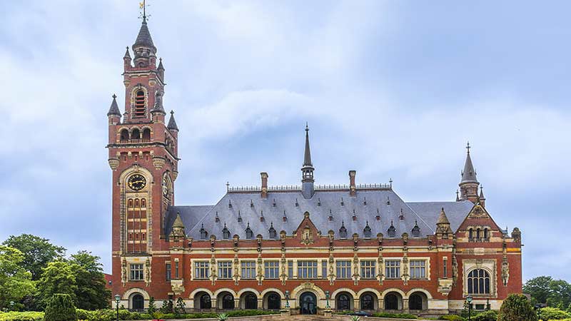 Netherland Den Haag Peace Palace 
