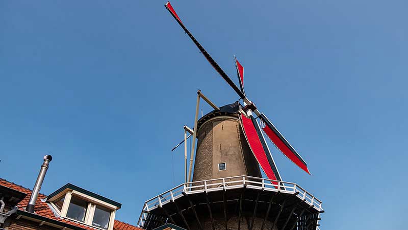 Netherland Gouda Historic windmill