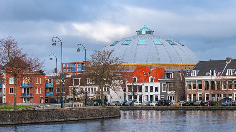 Netherland Haarlem Spaarne River 