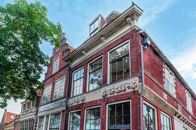 Hoorn, Netherlands. Bossu houses.