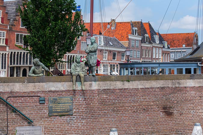 Hoorn, Netherlands. Three cabin boys.