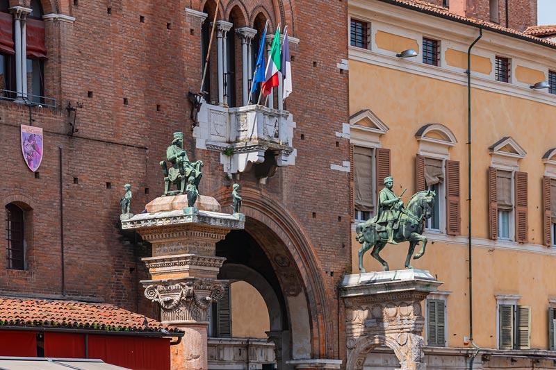 Italy, Ferrara. Municipal Palace.
